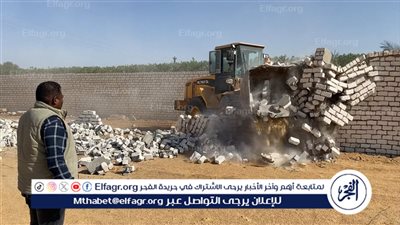 الإسماعيلية تنفذ 11 حالة تعدٍّ على الأراضي الزراعية وأملاك الدولة بمركز فايد 