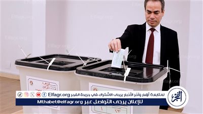 أحمد المسلماني يدلي بصوته في انتخابات مجلس النواب