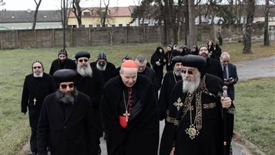 غبطة الكاردينال كريستوف شونبورن يزور قداسة البابا تواضروس الثاني بالنمسا