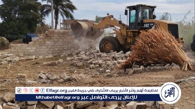 استرداد 1620 متر مربع وإزالة 35 حالة تعدي فى أسيوط 