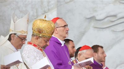 غبطة البطريرك الأنبا إبراهيم إسحق يشارك في القداس الإلهي ضمن الزيارة الرسولية لقداسة البابا لاون الرابع عشر إلى لبنان