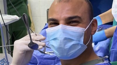 لاول مرة فى مستشفي شبين الكوم بالمنوفية..استخراج ملعقة من بطن سيدة مسنة أنقذت حياتها