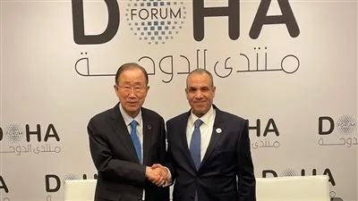 وزير الخارجية يلتقي سكرتير عام الأمم المتحدة السابق