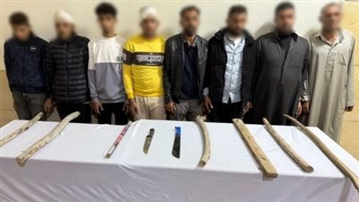 ضبط عدد من الأشخاص في مشاجر بالأسلحة في الشرقية