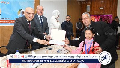 جامعة قناة السويس تحتفي بأبناء العاملين المتميزين بالمستشفيات الجامعية