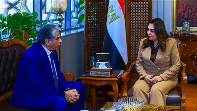 منال عوض تلتقى مع المدير التنفيذي لمركز البيئة والتنمية للمنطقة العربية وأوروبا لبحث سبل التعاون