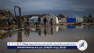 الهلال الأحمر الفلسطيني: أطفال غزة يواجهون خطرا حقيقيا مع البرد وجرف آلاف الخيام