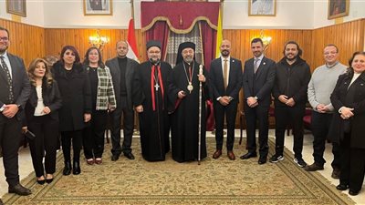  البطريرك الأنبا إبراهيم إسحق يستقبل وفد اللجنة الأسقفية للعدالة والسلام بمصر