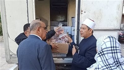 الأوقاف توزع طنين من لحوم صكوك الأضاحي 