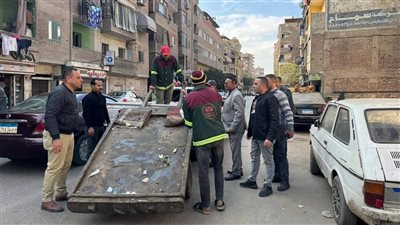 غلق كيان يمارس نشاط تعليمي غير مرخص وضبط عربات كارو تلقي المخلفات بالطريق العام بالعمرانية