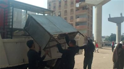 محافظة الجيزة: حملات دورية لرفع الإشغالات والتعديات من الطرق العامة بأحياء إمبابة والمنيرة الغربية