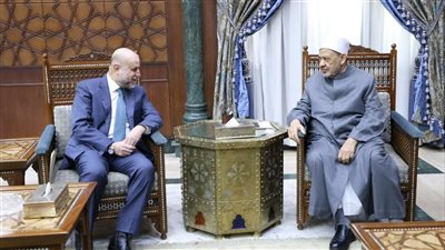 شيخ الأزهر يستقبل قاضي قضاة فلسطين بمقر المشيخة 