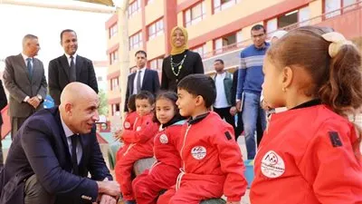 عبد اللطيف ومحافظ أسوان يواصلان جولتهما التفقدية بزيارة المدرسة المصرية اليابانية ومدرسة محمد الدمرداش الابتدائية