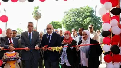 وزير التعليم ومحافظ أسوان يفتتحان مشروع الصيانة الشاملة لرفع كفاءة وتطوير مدرسة أحمد أبا زيد الرسمية للغات