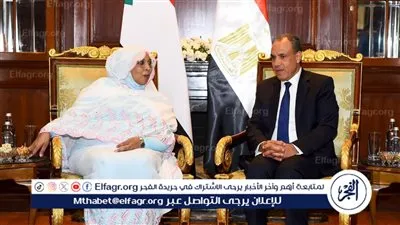 وزير الخارجية يلتقي وزيرة شئون مجلس الوزراء السوداني