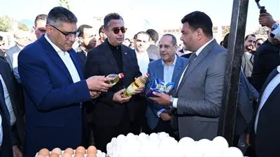 وزير التموين ومحافظ الجيزة يفتتحان سوق اليوم الواحد بحدائق الأهرام