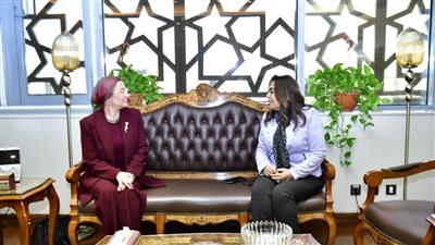 منال عوض تستقبل وكيلة السكرتير العام للأمم المتحدة والأمينة التنفيذية لاتفاقية مكافحة التصحر