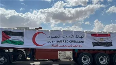 الأولى بعد المائة من قوافل «زاد العزة».. الهلال الأحمر يواصل دعم غزة بمساعدات غذائية وطبية وشتوية