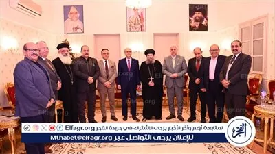 المنشاوي يزور كاتدرائية رئيس الملائكة ميخائيل لتهنئة الأنبا يؤانس بمناسبة ترقيته مطرانًا لإيبارشية أسيوط