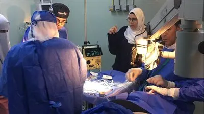 نجاح الفريق الطبي بقسم الرمد بمستشفى المنزلة في إجراء أول عمليتين مياه بيضاء بتقنية الفاكو بالدقهلية 