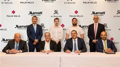 بالم هيلز توقع اتفاقية استراتيجية مع مجموعة ماريوت العالمية لتطوير فندق «سانت ريجيس، بالم هيلز– الجيزة»