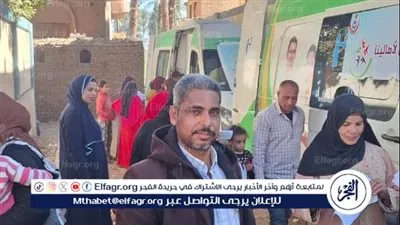 رئيس مركز أبوتيج فى أسيوط يتابع أعمال القافلة الطبية المجانية بقرية نزلة كعب