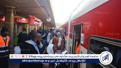 عاجل ـ سكك حديد مصر تسيّر الرحلة رقم 42 ضمن مشروع العودة الطوعية للأشقاء السودانيين ونقل 40.8 ألف راكب حتى الآن