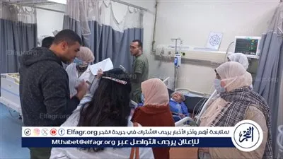 مرور تفتيشي لمراجعة الإستخدام الآمن للأدوية والتغذية العلاجية بمستشفى الصدر ببني سويف