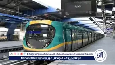 الخط الثالث للمترو يمد مواعيده حتى الفجر لاستقبال احتفالات رأس السنة