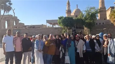 مسجد أبو الحجاج الأقصري وكاتدرائية السيدة العذراء ضمن جولات الملتقى الثقافي الـ23 لفنون الفتاة والمرأة الحدودية بمشروع 