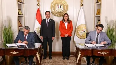 وزيرة التنمية المحلية ورئيس جامعة بنها يشهدان توقيع بروتوكول تعاون لإعداد كوادر المحليات