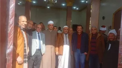 افتتاح مسجد محمد أمين بقرية طحوريا بشبين القناطر بعد الإحلال والتجديد