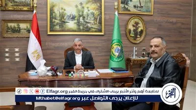 محافظ الإسماعيلية يلتقي رئيس مجلس إدارة شركة القناة لمياه الشرب والصرف الصحي لمحافظات القناة 