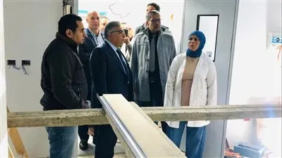 محافظ الدقهلية يتفقد أعمال التطوير الجارية بمستشفى التأمين الصحي بسندوب