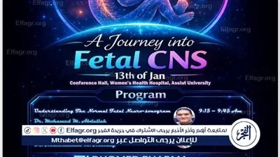 الجهاز العصبي للجنين في يوم علمي بمستشفى صحة المرأة بجامعة أسيوط الثلاثاء المقبل 
