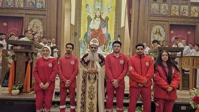 الهلال الأحمر المصري يؤمّن احتفالات عيد الميلاد المجيد في 55 كنيسة على مستوى الجمهورية