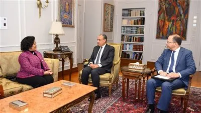 وزير الخارجية يبحث مع المديرة التنفيذية للنيباد سبل تعزيز التعاون التنموي في إفريقيا