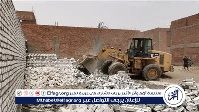 إزالة 26 حالة تعدٍ على الأراضي الزراعية والبناء المخالف خلال 24 ساعة بالغربية