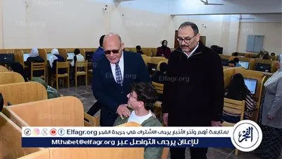 رئيس جامعة سوهاج: يتابع امتحانات الفصل الدراسي الأول 