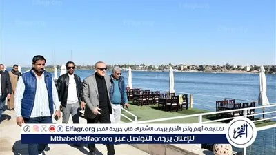 صور.. محافظ الأقصر يتفقد مشروعات الري وتوسعات كورنيش البر الغربي بالقرنة