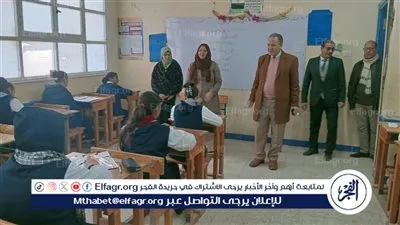 وكيل تعليم أسيوط يتفقد لجان امتحانات الشهادة الإعدادية بمدارس القوصية 
