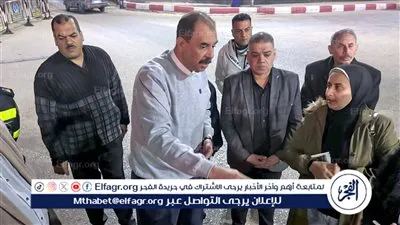 محافظ سوهاج يتفقد منطقة ونفق الشهيد اللواء نبيل فراج 