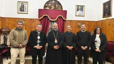 غبطة البطريرك الأنبا إبراهيم إسحق يستقبل المجلس الإقليمي لجنود مريم ويتعرف على خطة العمل للعام الجديد