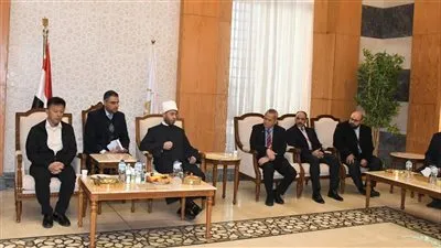 وزير الأوقاف يستقبل رئيس اللجنة الوطنية لمسلمي الفلبين ونائب وزير الزراعة