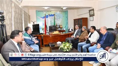  محافظ الفيوم يلتقي رئيس الشركة القابضة لمياه الشرب والصرف الصحي ورئيس الإدارة المركزية للموارد المائية والري