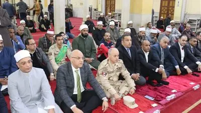 محافظ القليوبية يشهد احتفالية ذكرى ليلة النصف من شعبان بمسجد ناصر ببنها