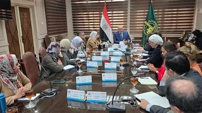 محافظ القليوبية يتابع تطورات مشروع البنك الدولي لإدارة تلوث الهواء وتغير المناخ