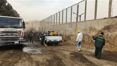 محافظة الجيزة ترفع 1200 طن مخلفات هدم بمحيط المنطقة الأثرية بالهرم