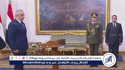 صلاح سليمان يؤدي اليمين الدستورية وزيرًا للدولة للإنتاج الحربي أمام الرئيس السيسي