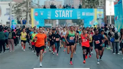 بمشاركة أكثر من ٨٠٠٠ متسابق من جنسيات مختلفة   ختام أكبر مارثون رياضي بالقاهرة  